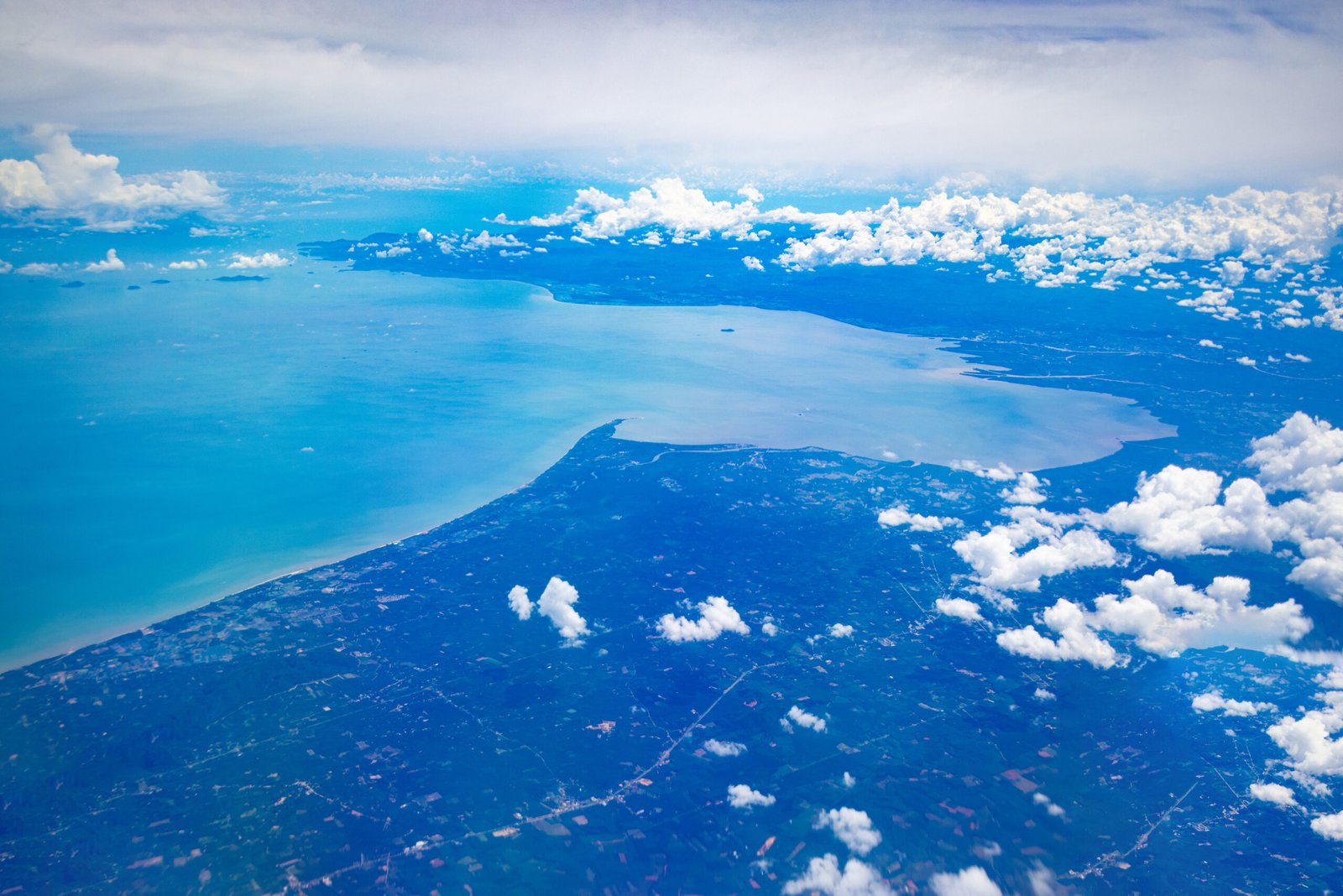 Bird's Eye View Of The Andaman Sea Of Phuket